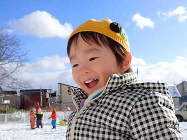 12月に入りようやく雪遊び⛄