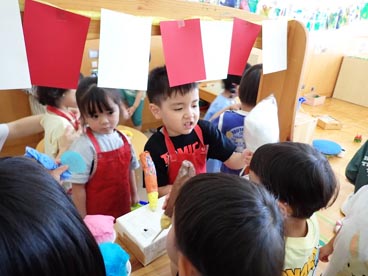 余市祭りが終わり、次はちゅうりっぷ組祭りが始まっています🍧